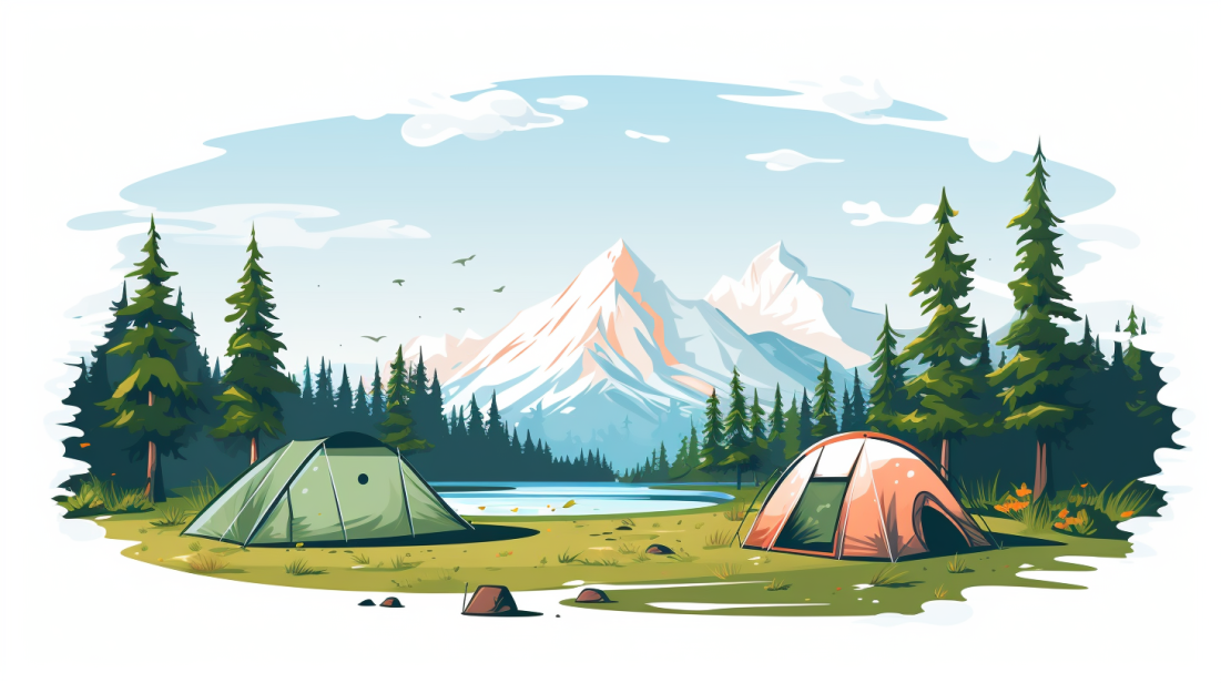 stay at a campsite