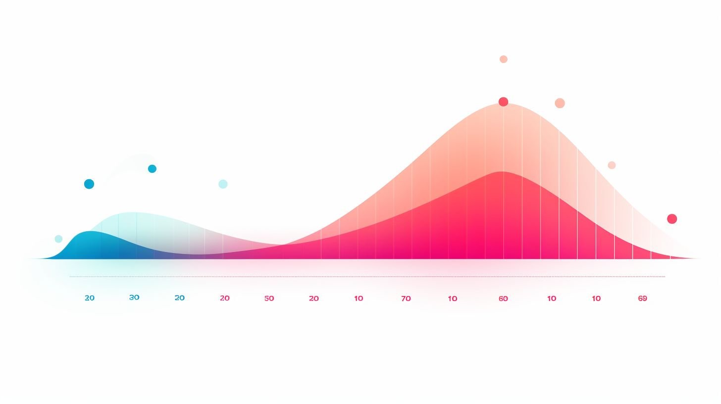 Illustration of a graph depicting the gradual decrease of a loan balance over time.